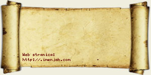 Arsenije Debeljak vizit kartica